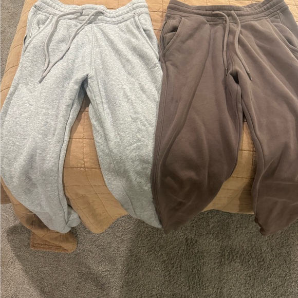 Hollister Gray and Brown Sweatpants - Picture 4 of 5